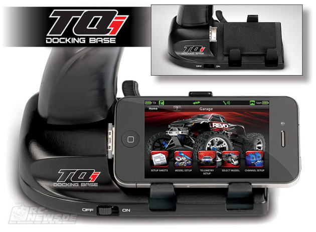 Traxxas TQi Fernbedienung 2,4Ghz + Empfänger+IPhone Docking Base